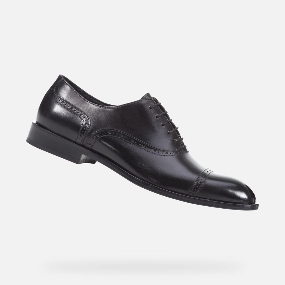 Geox Formal Shoes Black Saymore - Geox Mens Shoes - BESGFL760